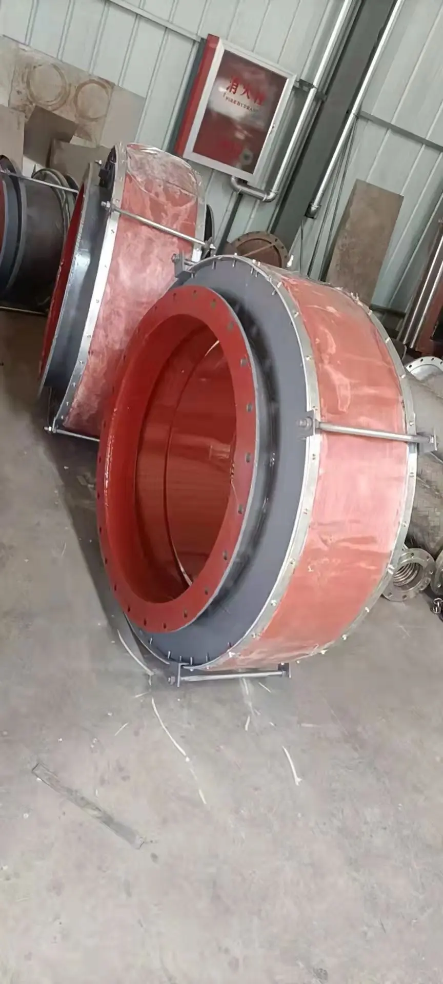 Fabric Smoke and Air Flue Duct66ny