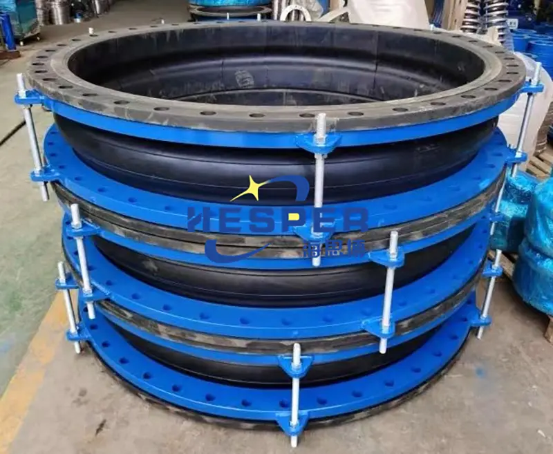When rubber expansion joint need add limit device