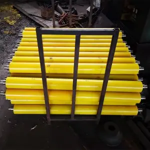 Well-designed Paper Making Machine Parts Press Section Polyurethane Roller Stone Roller